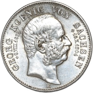 Niemcy, Saksonia, Jerzy I, 2 marki 1904 E, Muldenhütten