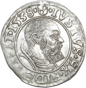 Duchy of Prussia, Albrecht Hohenzollern, penny 1538, Königsberg
