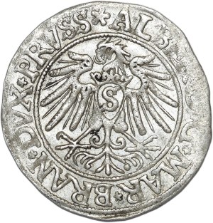 Duchy of Prussia, Albrecht Hohenzollern, penny 1538, Königsberg