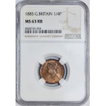 Wielka Brytania, 1 farthing 1885, Londyn