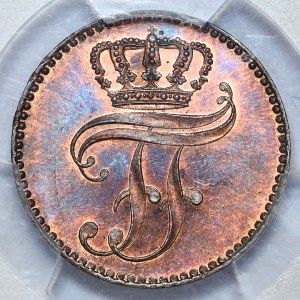 Germany, Saxony, 3 fenigs 1864 A