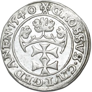Zygmunt I Stary, grosz 1540, Gdańsk, PRV