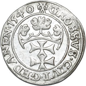 Sigismund I the Old, penny 1540, Gdansk, PRV