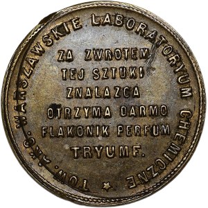 Żeton Warszawskie Laboratorium Chemiczne