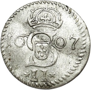 Sigismund III Vasa, dwudenar 1607, Vilnius