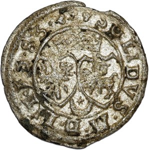 Stefan Batory, szeląg 1583, Wilno, STEPH / PO