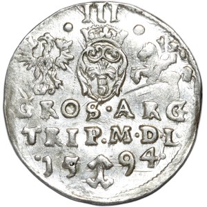 Zygmunt III Waza, trojak 1594, Wilno