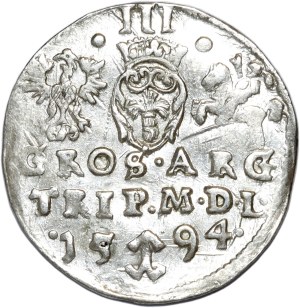 Sigismund III Vasa, trojak 1594, Vilnius