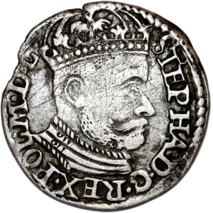 Stefan Batory, trojak 1583, Olkusz