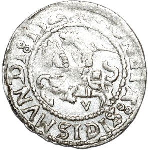 Zygmunt I Stary, półgrosz 1528 (?) litera V, odwrócone N