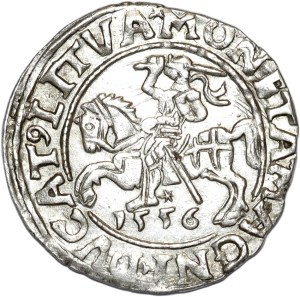 Sigismund II Augustus, half-penny 1556, Vilnius, LI/LITVA