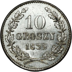 Free City of Krakow, 10 pennies 1835