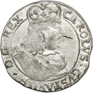 Okupacja szwedzka, Karol X Gustaw, szóstak 1658, Elbląg
