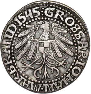 Silesia, Duchy of Krosno, Jan Kostrzynski, penny 1545, Krosno