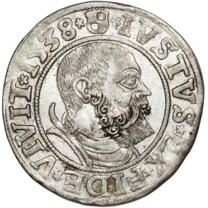 Prusy Książęce, Albrecht Hohenzollern, grosz 1538, Królewiec