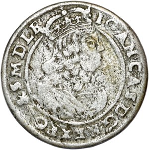 John II Casimir, sixpence 1666 AT, Bydgoszcz