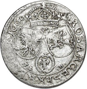 Jan II Kazimierz, szóstak 1660 TLB, Kraków