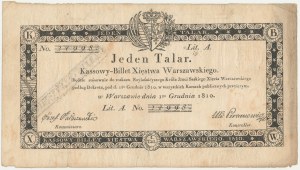 Duchy of Warsaw, 1 thaler 1810 * Jaraczewski