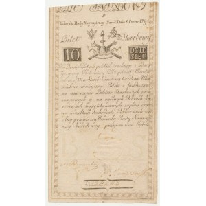 Insurekcja Kościuszkowska, 10 złotych 1794, seria B