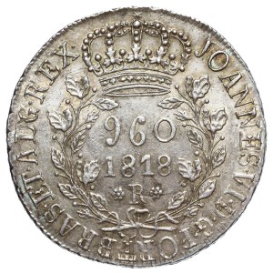 Brazylia, Jan VI, 960 reis 1818 R