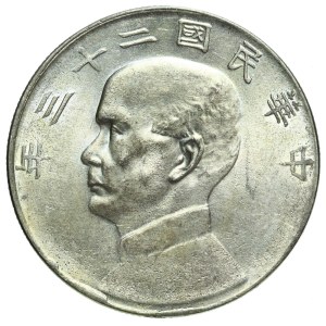 Chiny, Republika, dolar 1934