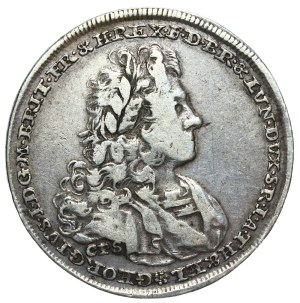 Niemcy, Braunschweig Calenberg Hannover, Jerzy I, 1/2 talara 1727, Clausthal, Pośmiertna