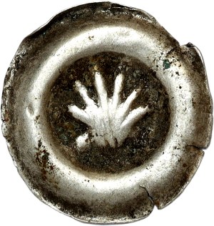 Silesia, Wenceslas Legnicki (1382-1417), brakteat, shell, Nysa