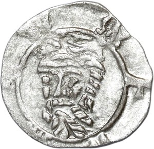 Silesia, Sigismund of Luxembourg, halberd (1419-1437), Wrocław, letter T
