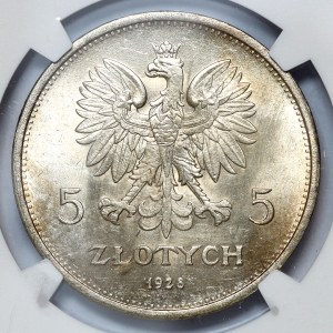 5 zloty 1928, Nike, Warsaw