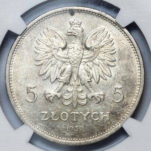 5 gold 1930, Banner