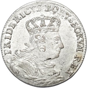 Germany, Prussia, Frederick II, sixpence 1757 C