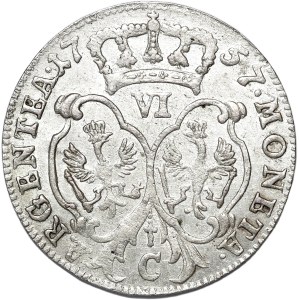 Niemcy, Prusy, Fryderyk II, szóstak 1757 C