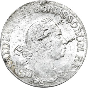 Niemcy, Prusy, Fryderyk II, 1/6 talara 1758