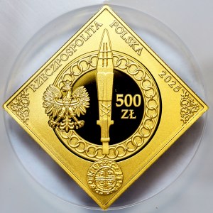 500 zloty 2025, 1000th anniversary of the coronation of Boleslaw the Brave