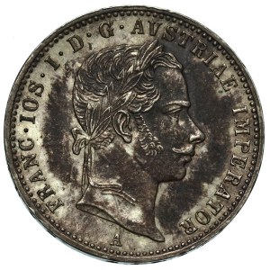 Austria, Franz Joseph, 1/4 florin 1858 A , Vienna