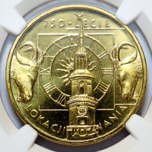 2 gold 2003, 750th anniversary of the location of Poznań