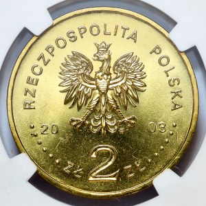 2 gold 2003, 750th anniversary of the location of Poznań