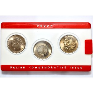 Zestaw okolicznościowy monet 10 złotych, 3 szt.