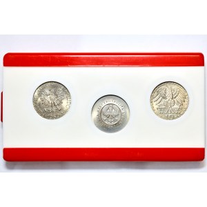 Zestaw okolicznościowy monet 10 złotych, 3 szt.