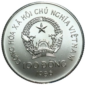 Vietnam, 100 dong 1986 Buffalo Ag