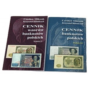 Czeslaw Miłczak, Polish Banknotes and Designs Volume I and II 2023 + price lists