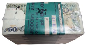 Bank wrapped 50 zloty 1988, Swierczewski, HL series, 1000 pcs.