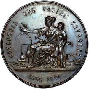 Galicia, Medal for the 25th Anniversary of the Galician Pharmacy Society 1894