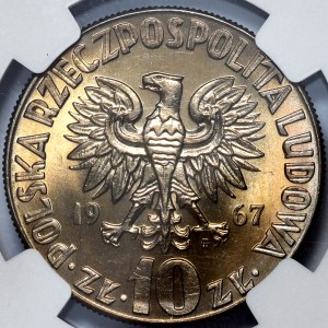 10 gold 1967, Nicolaus Copernicus