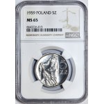 5 złotych 1959, Rybak