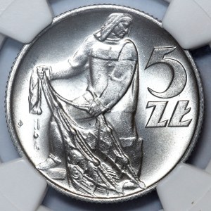 5 złotych 1960, Rybak