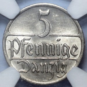 Free City of Danzig, 5 fenigs 1928
