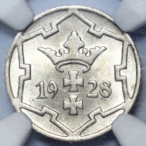 Free City of Danzig, 5 fenigs 1928