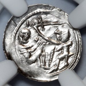 Władysław II Wygnaniec (1138-1146), denar, orzeł i zając