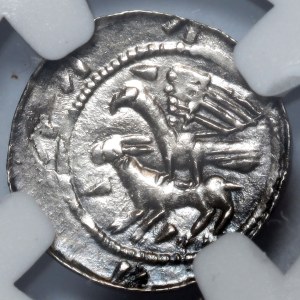 Ladislaus II the Exile (1138-1146), denarius, eagle and hare